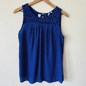 Elle | blue floral tank